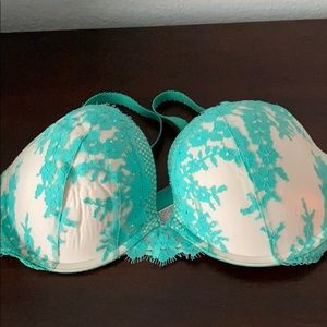 Mint Green Lace Bra